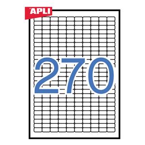 Officeday Labels Apli Ilc 63 5x38 1mm 25 Sheets A4 21 Labels In Sheet Round Corners White