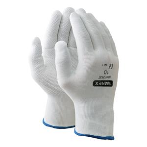 white safety gloves