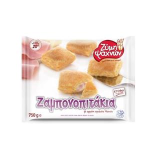 Sluoksniuotos Tešlos Mini Pyragėliai, Su Kumpiu Ir Sūriu, 750 G | Officeday