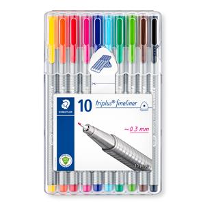  Staedtler Triplus Fineliner Pen - 0.3 mm - 48 Color Set