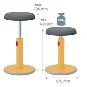 Officeday Leitz Ergo Cosy Active Sit Stand Stool 2 in1