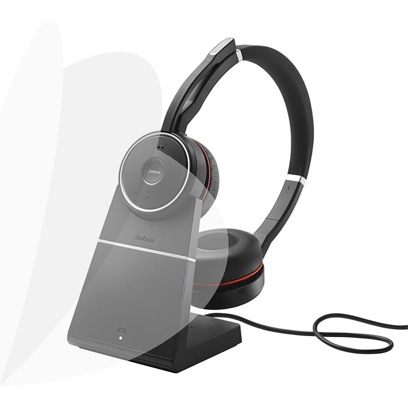 Ausinės Jabra Evolve 75, Dvipusės+krovimo Stovas Link 370 Ms 