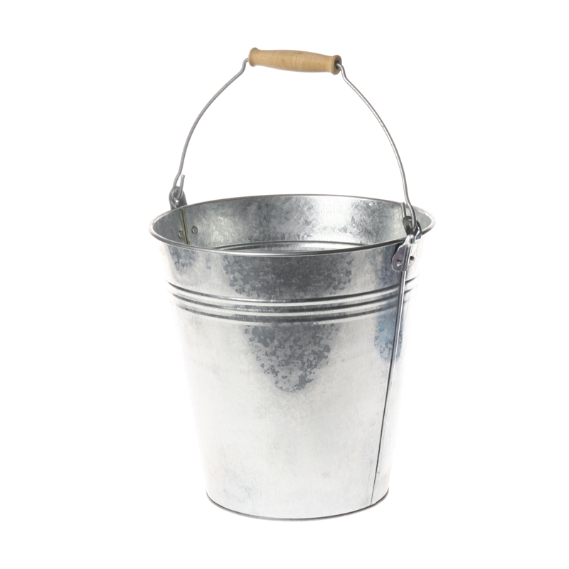 Officeday | Metal bucket, galvanised, 10 L