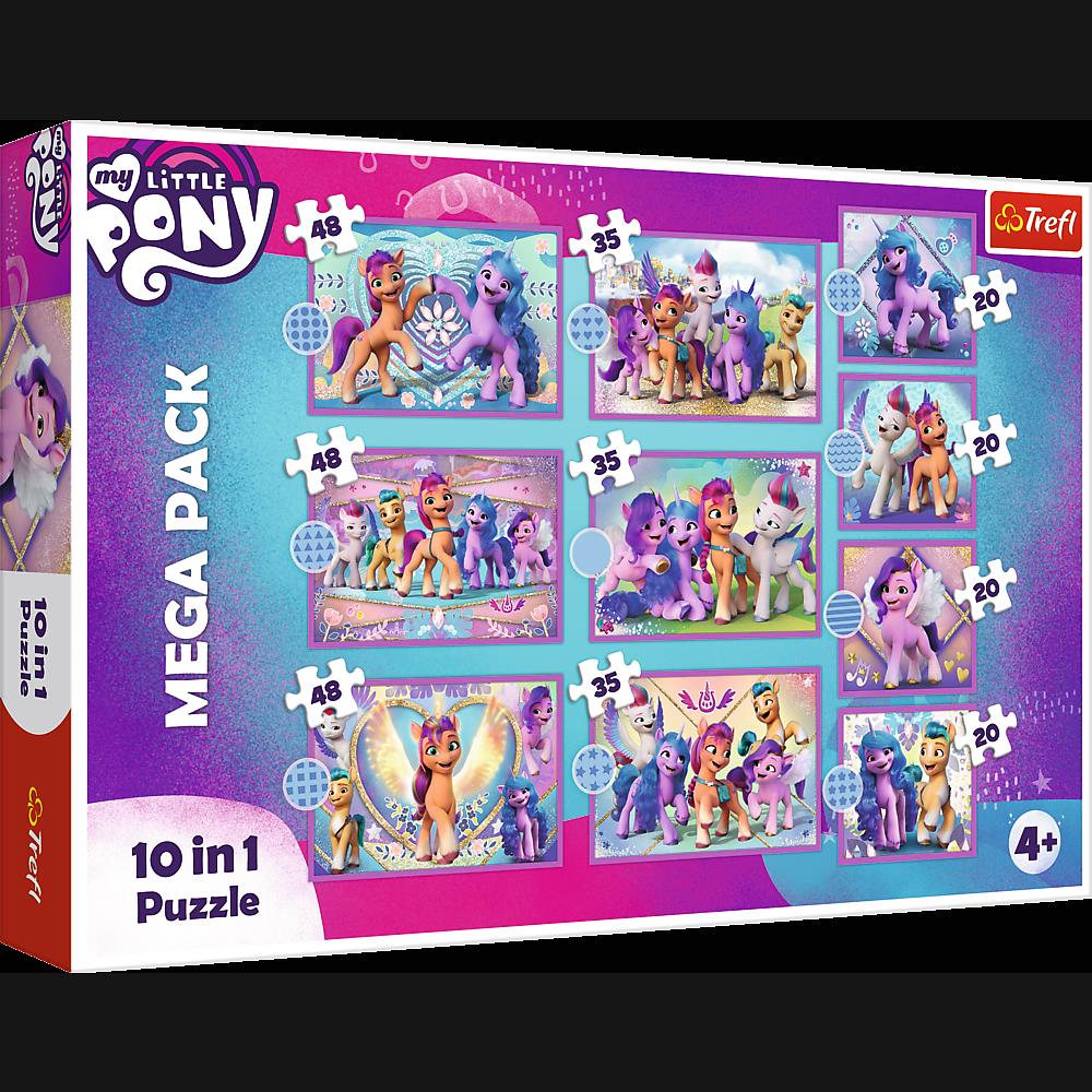 MY LITTLE PONY TREFL MY LITTLE PONY 10 Dėlionių Rinkinys „Mažieji ...