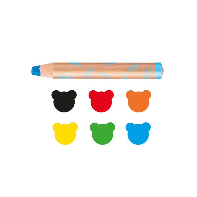 Officeday  CARIOCA Baby 3IN1 Crayons 1+ 6pcs
