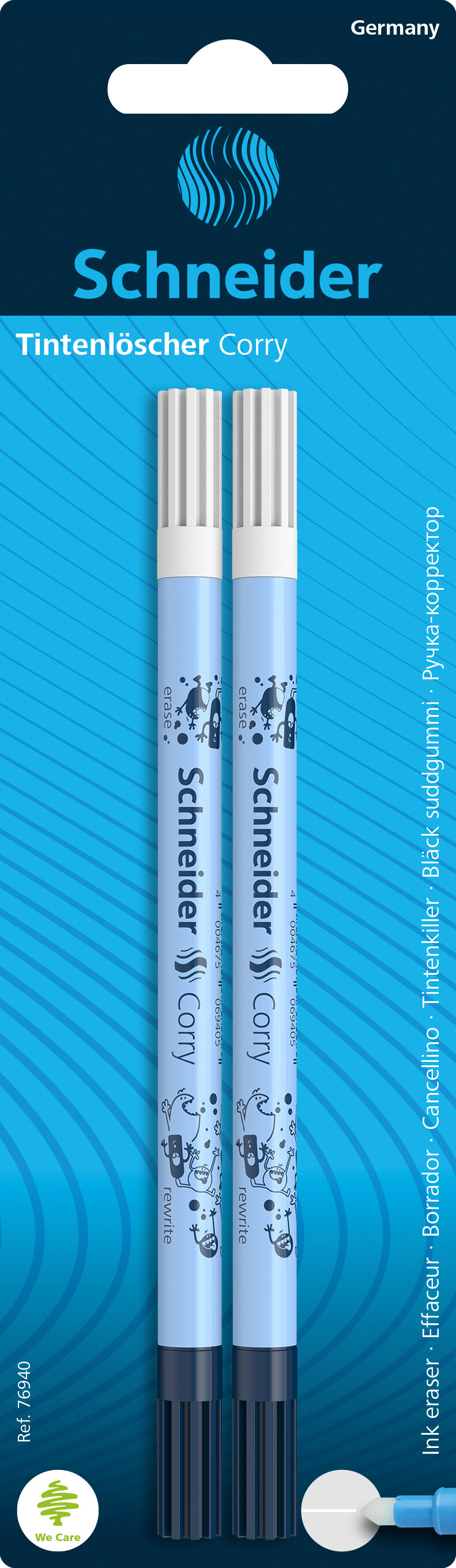 Officeday  Eraser and correction pen Schneider Corry, blue